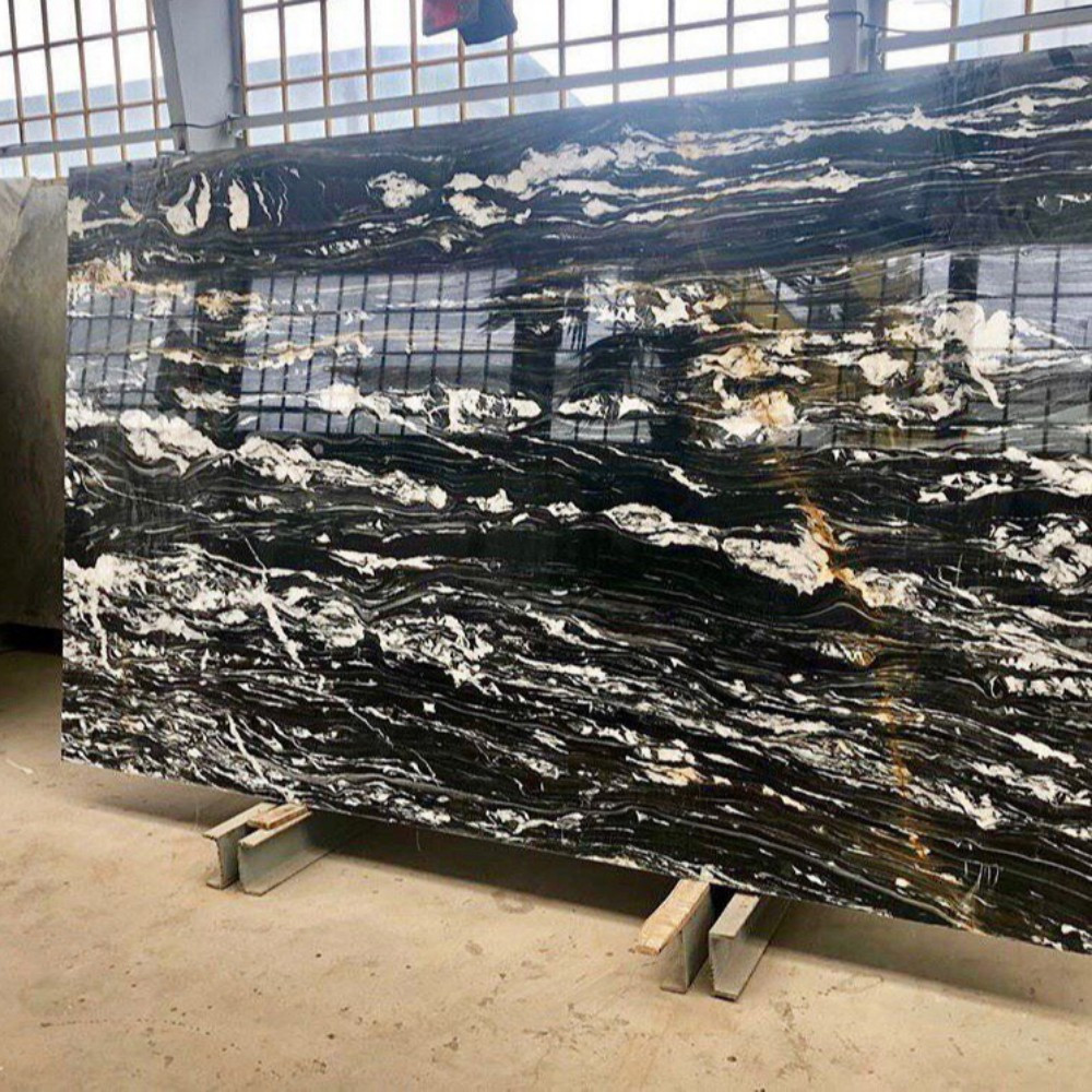 Black Galaxy Marble Slab