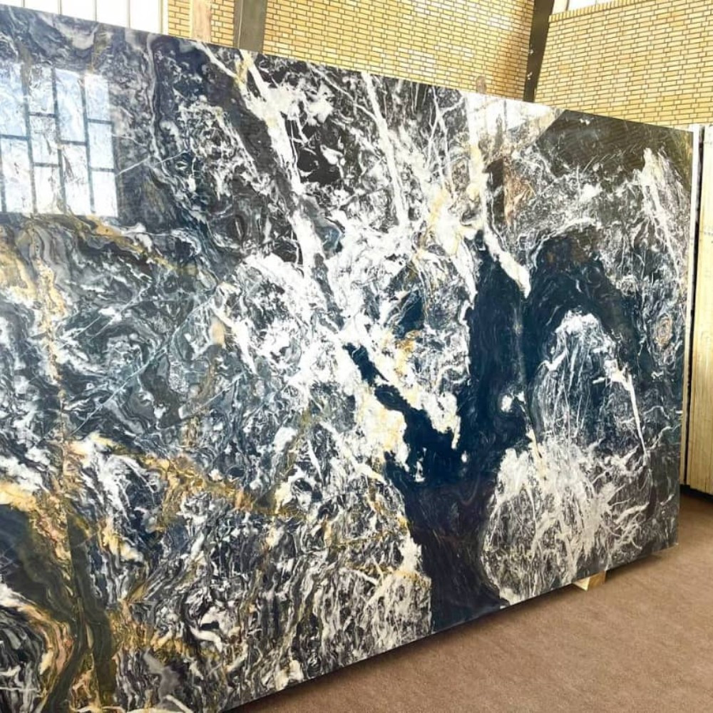 Black Galaxy Marble Slab