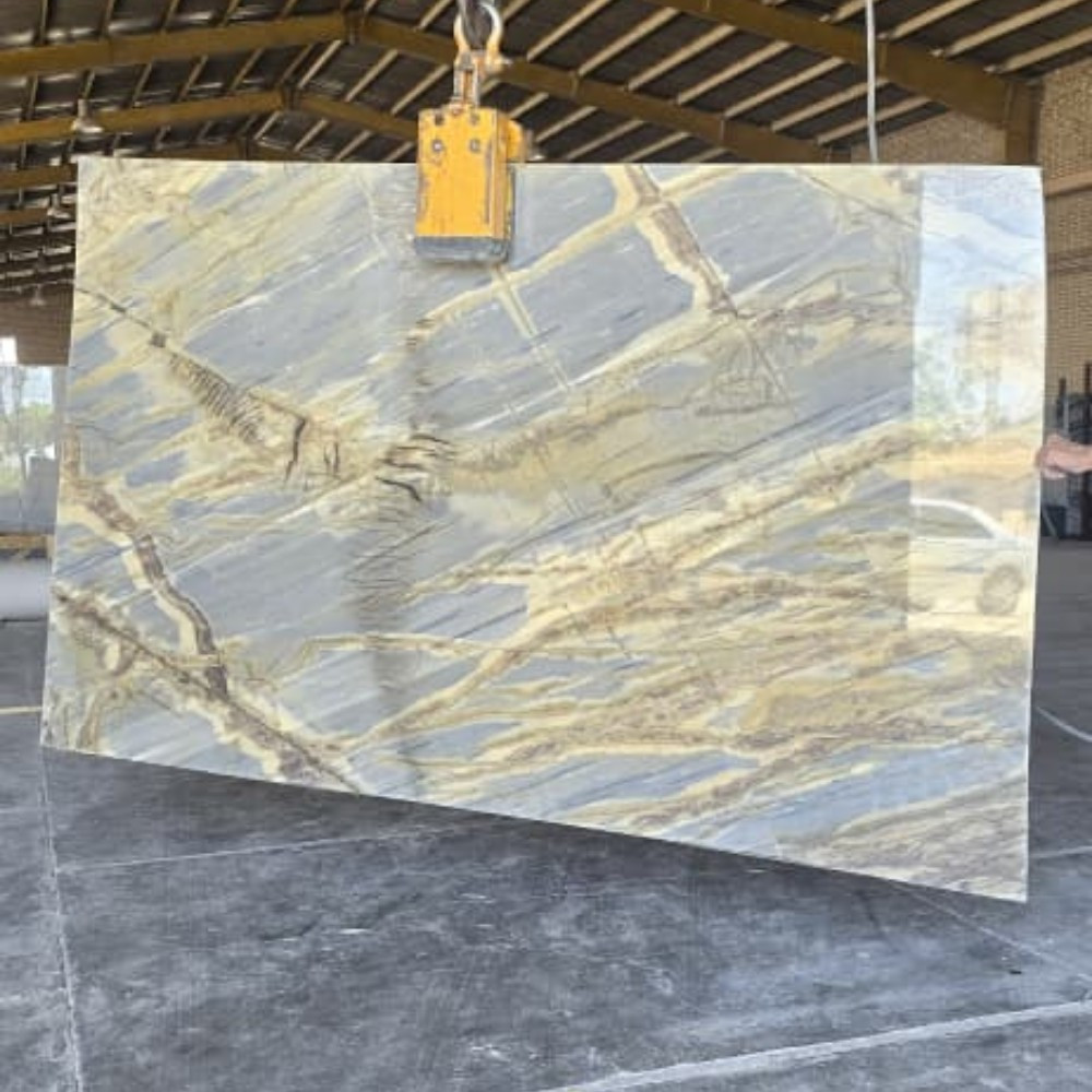 Blue Monarch Marble Slab