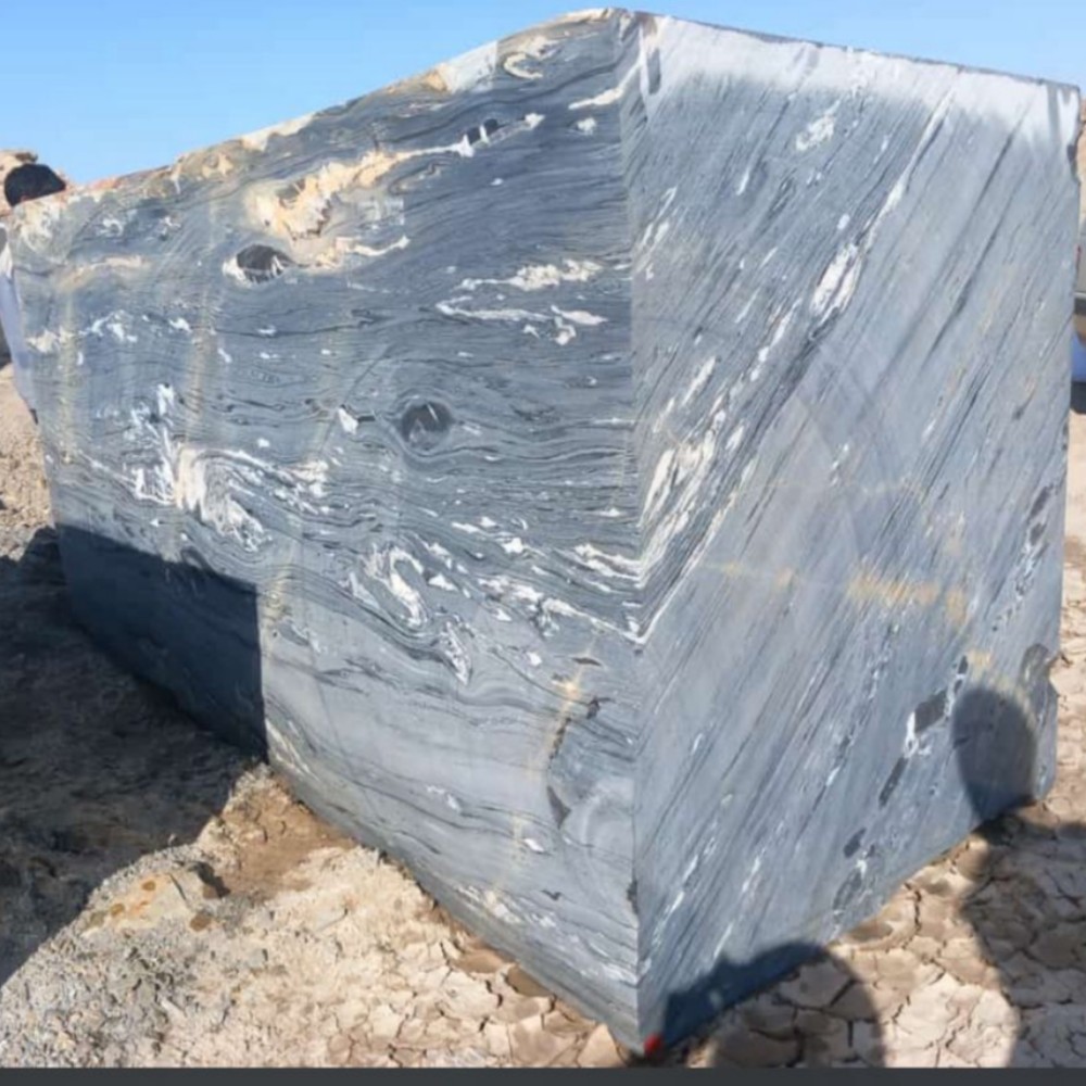 Black Galaxy Marble Block