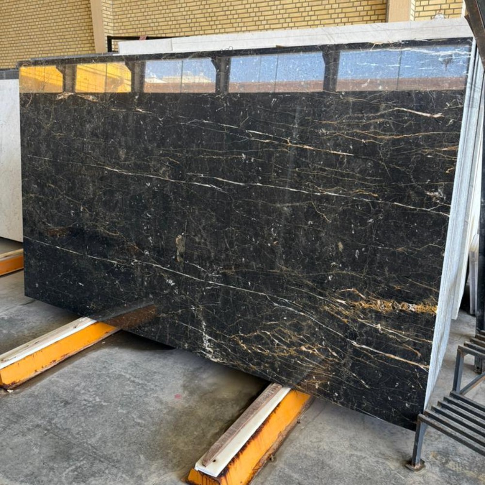 Golden Galaxy Marble Slab