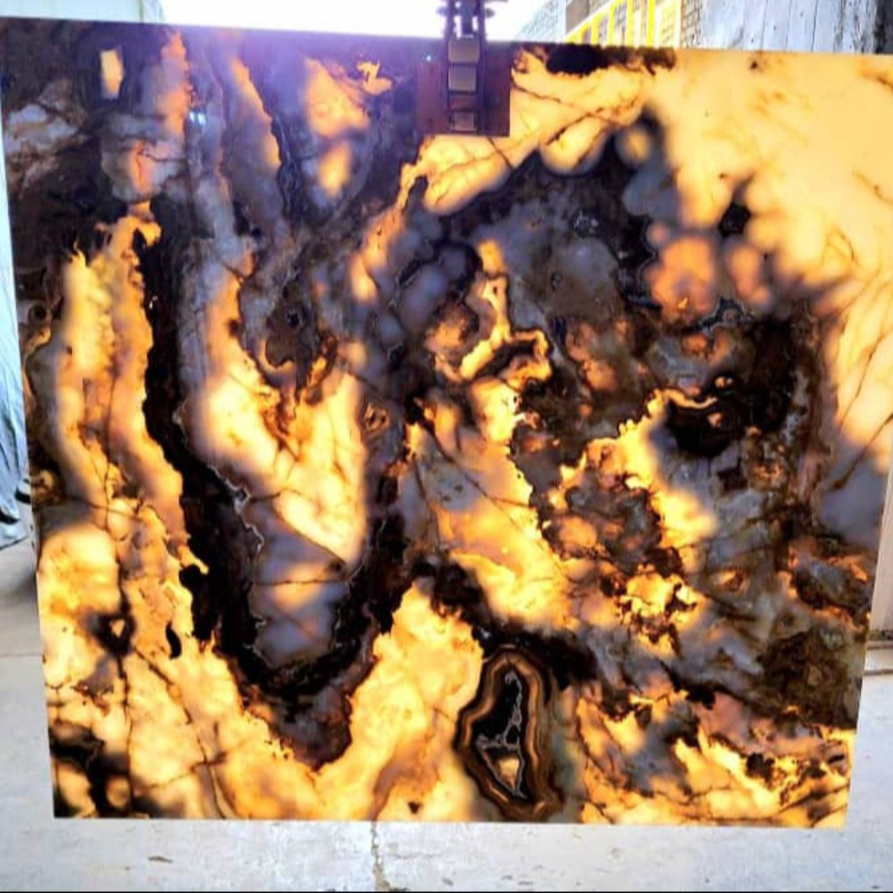 Golden Cream Onyx Slab