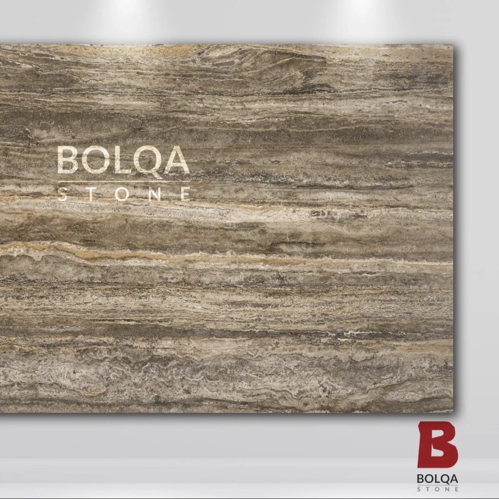 Silver Travertine Block
