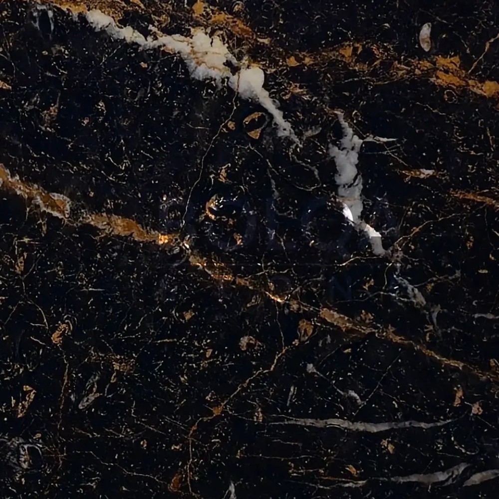Golden Black Marble Slab