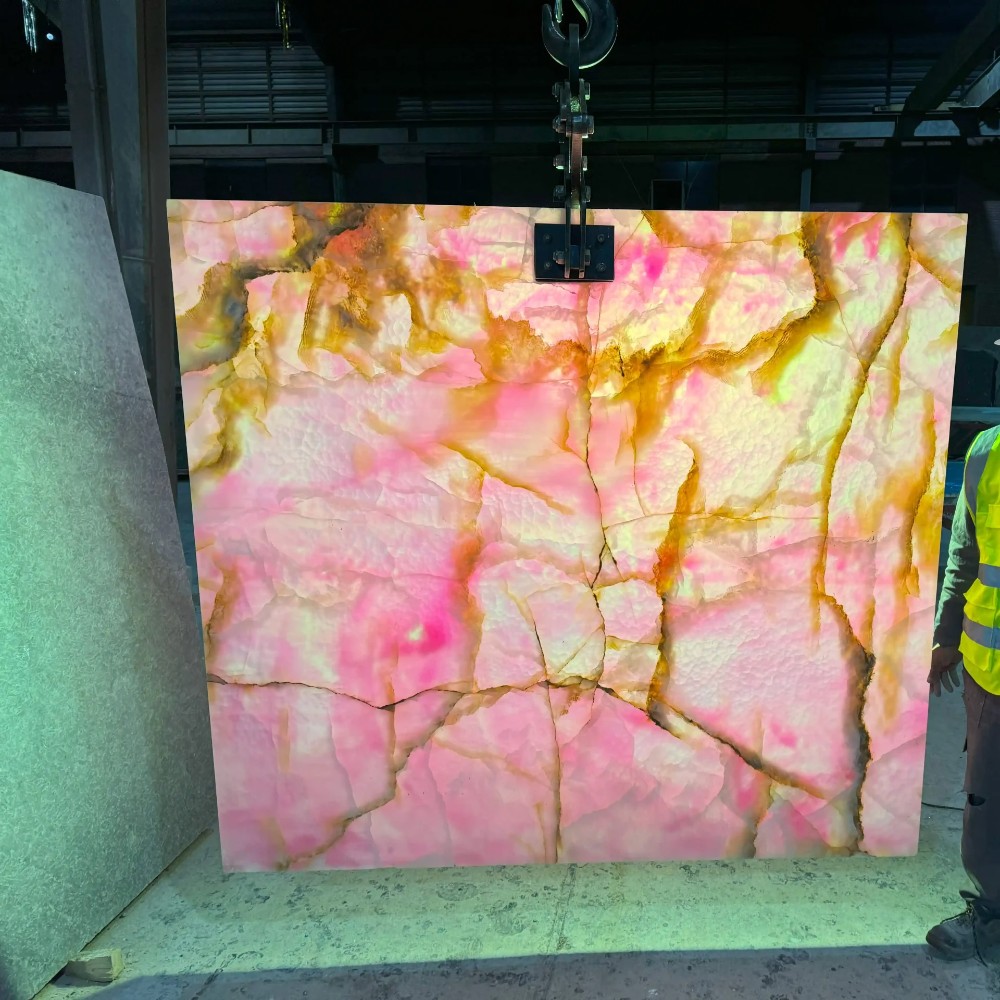 Pink Onyx Block