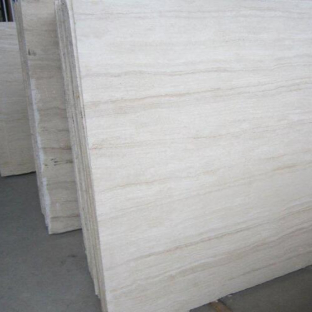 White Travertine Slab