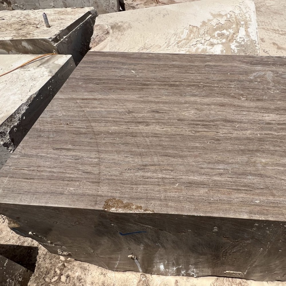 Chocolate Travertine Block