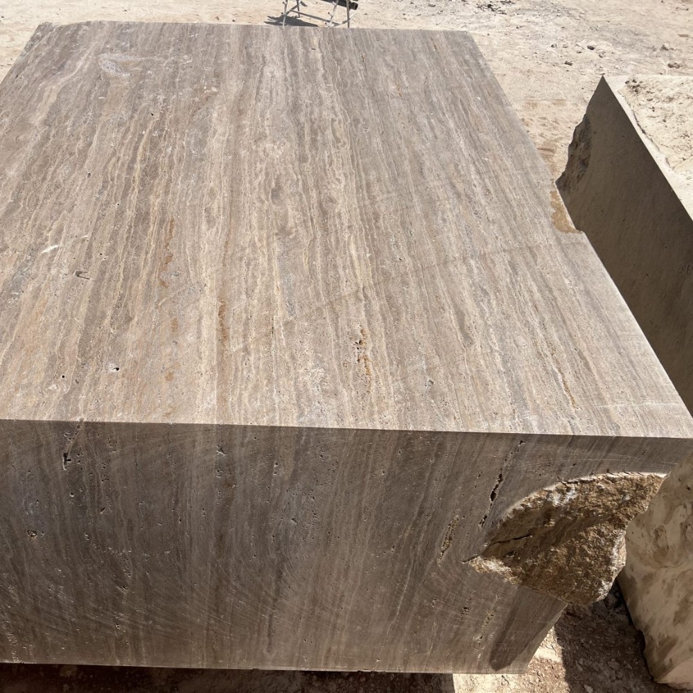 Chocolate Travertine Block