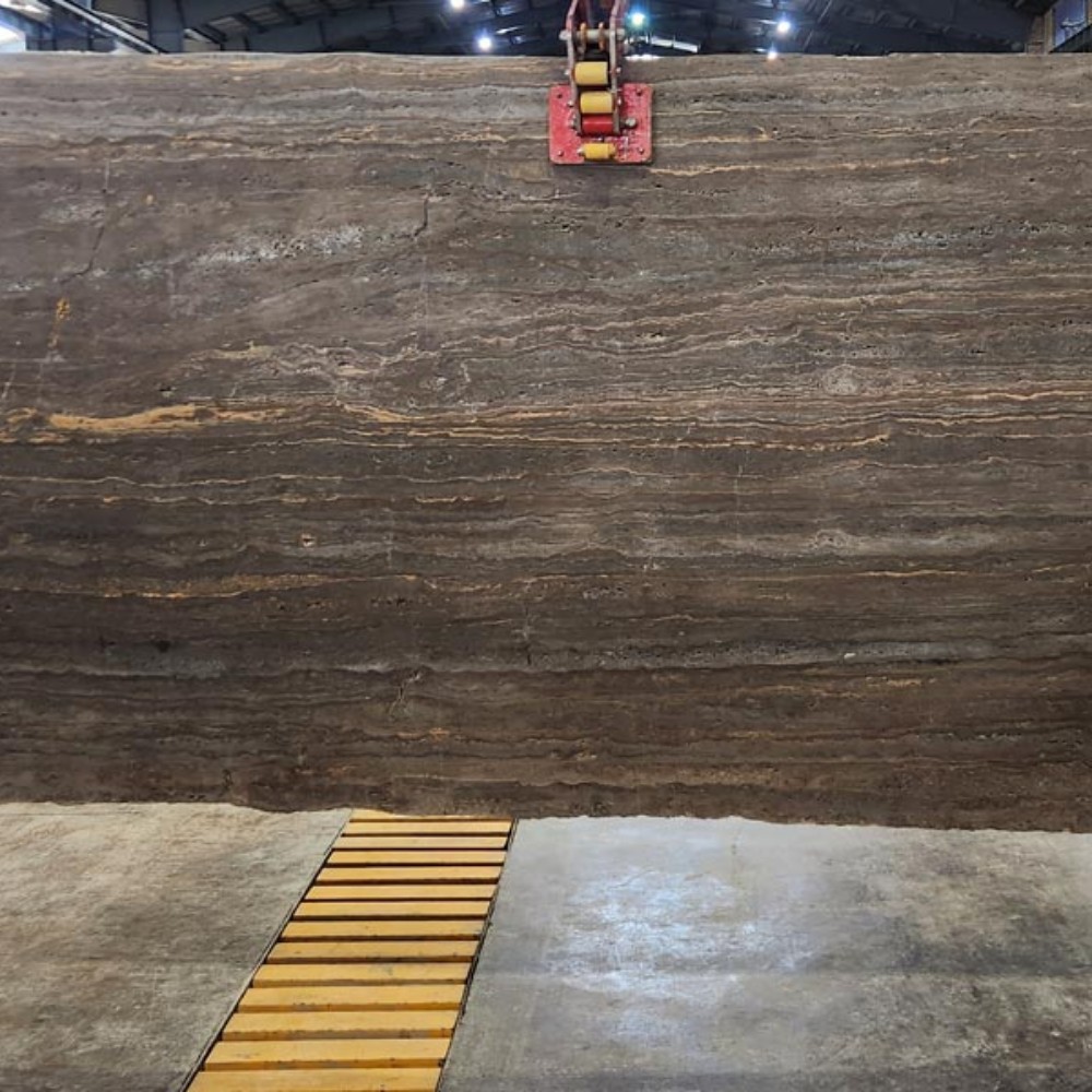 Brown Travertine Slab