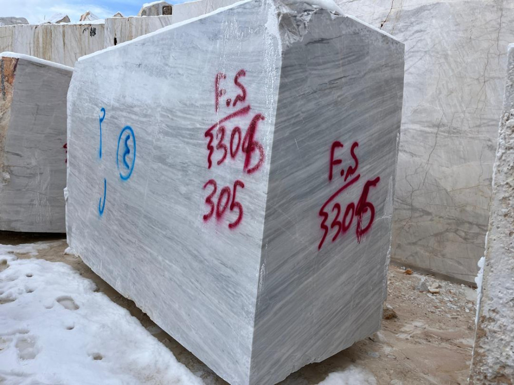 Cold White Crystal Block