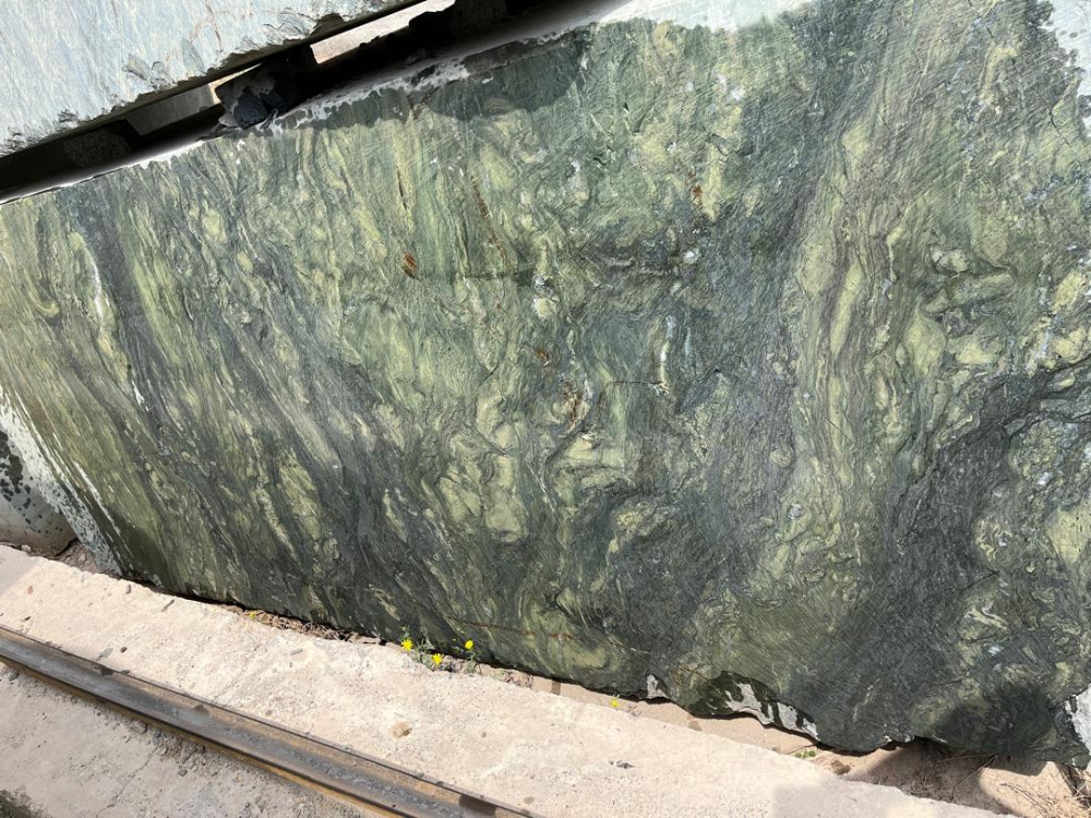 Green Granite Block