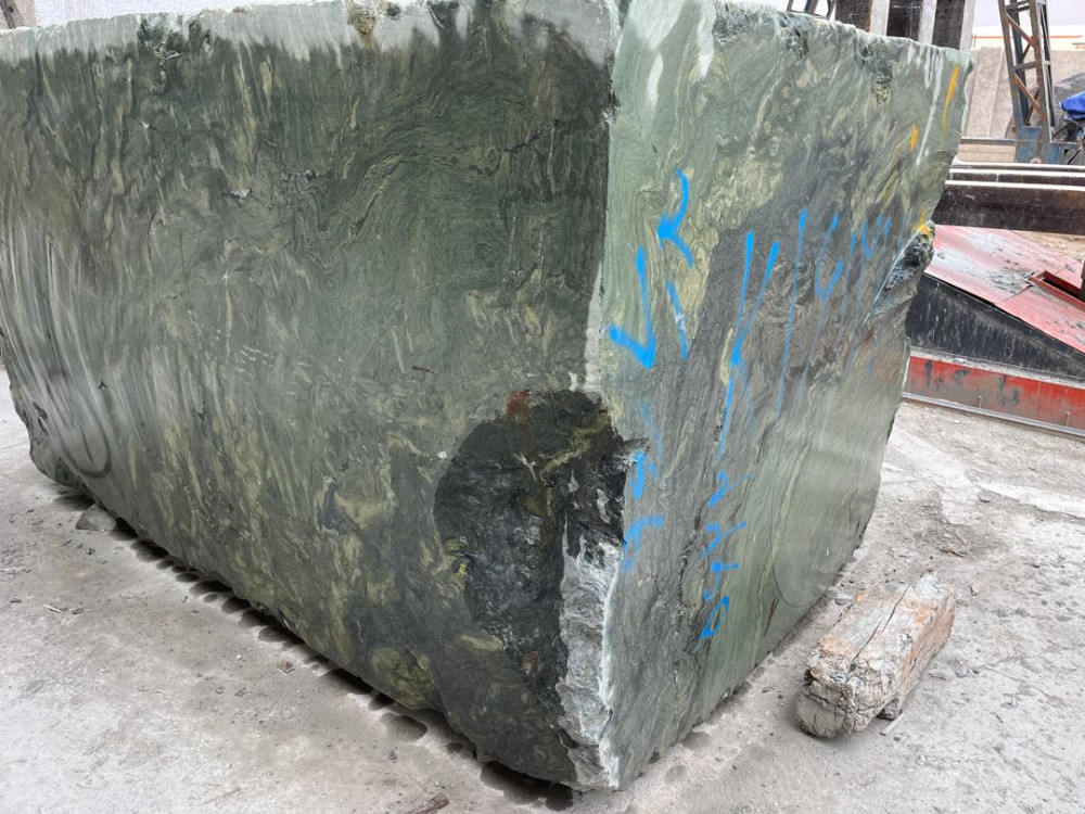Green Granite Block