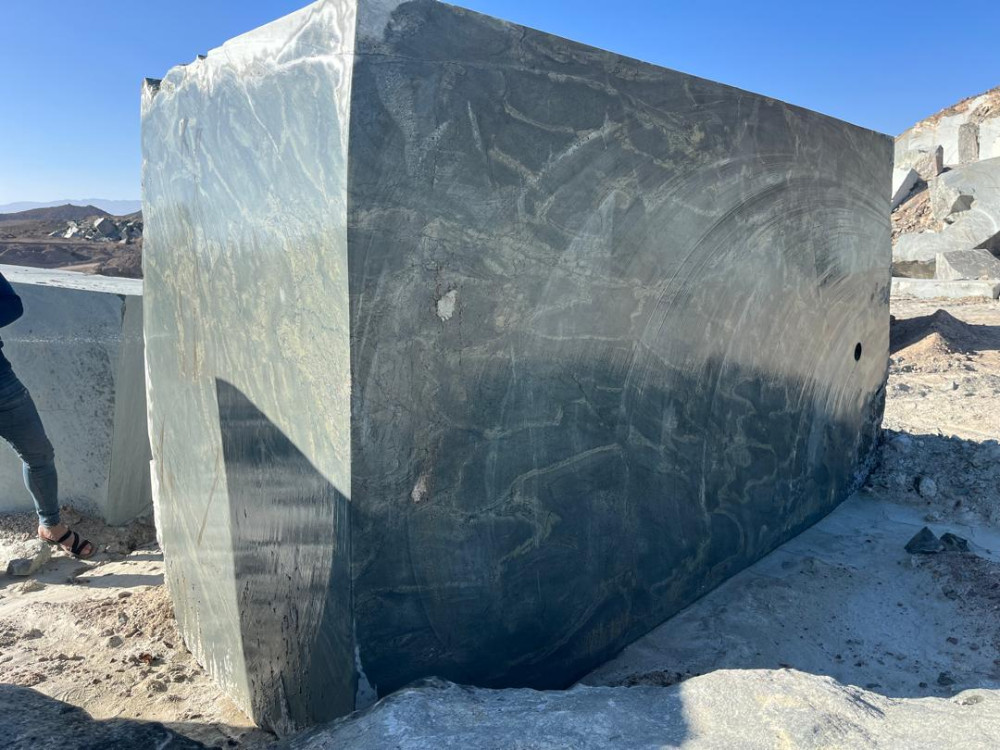Green Granite Block