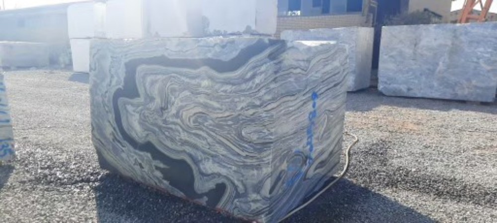 Silver Stream Crystal Block