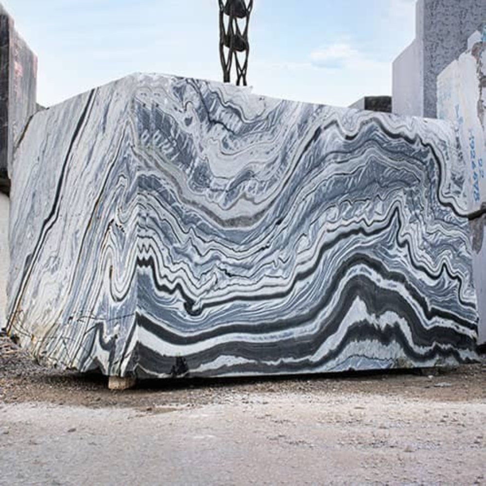 Silver Stream Crystal Block